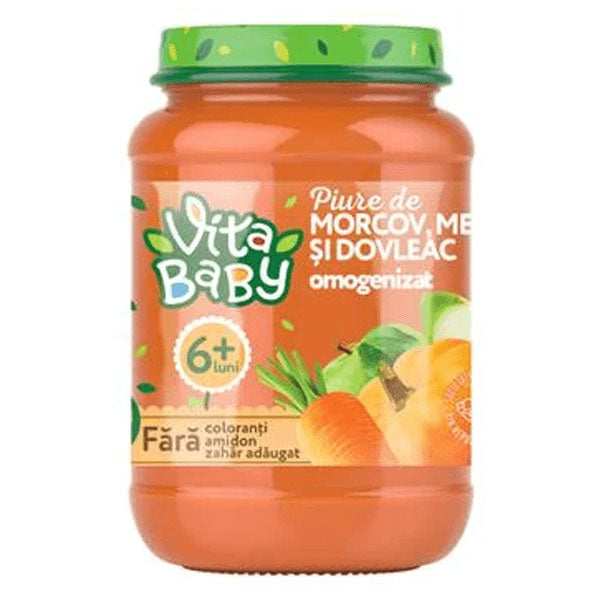 Baby Puree Carrot, Pumpkin, and Apple – 6.35 oz (180gr)